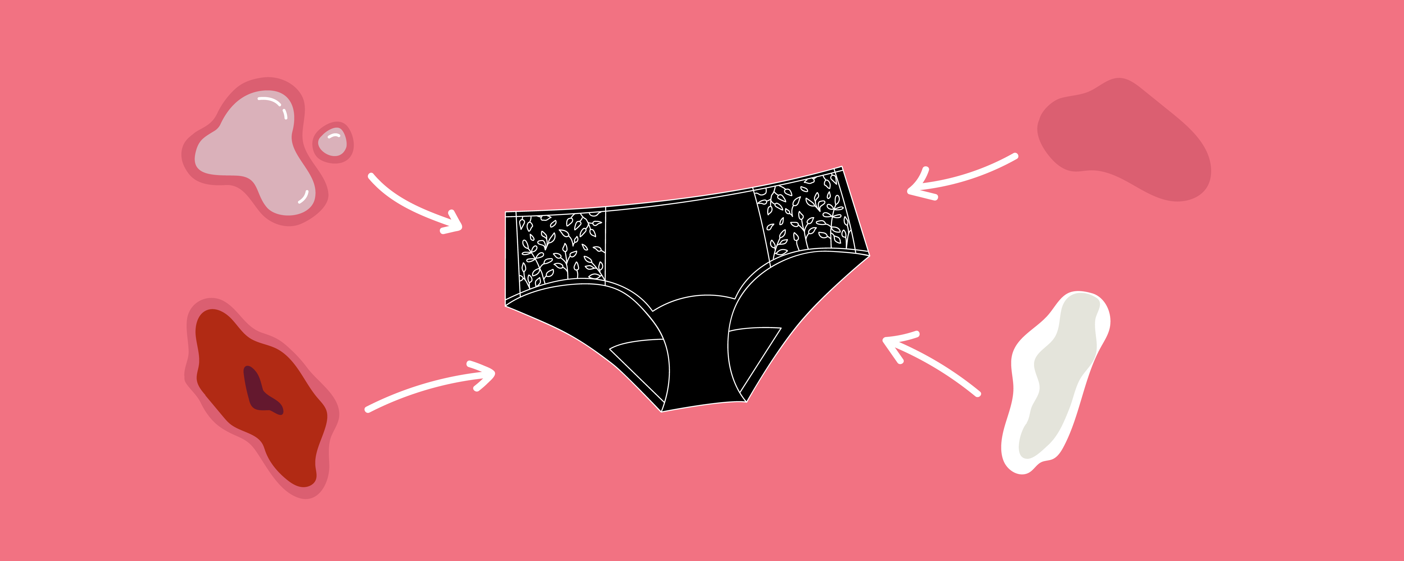 HAPPYZ Period Menstrual Protective Panties for Teen Girls 3 PAIRS