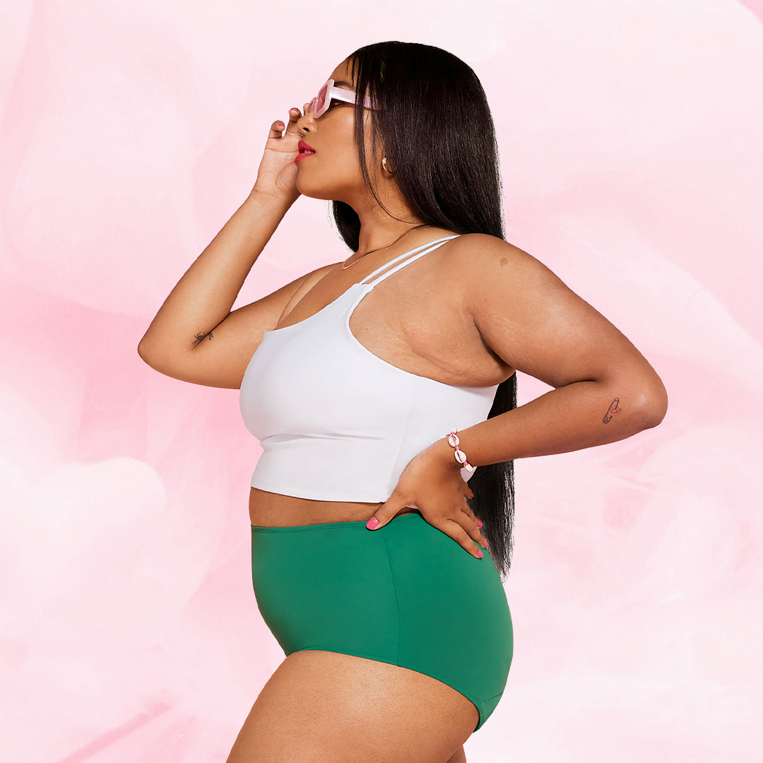Essentials High Waist Heavy Malachite Green Penelope