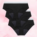 Essentials Hipster Waistband Heavy Black 3er Pack