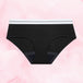 Essentials Hipster Waistband Moderate Black Front