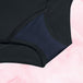 Highwaist Dots Heavy Black Gusset Front black