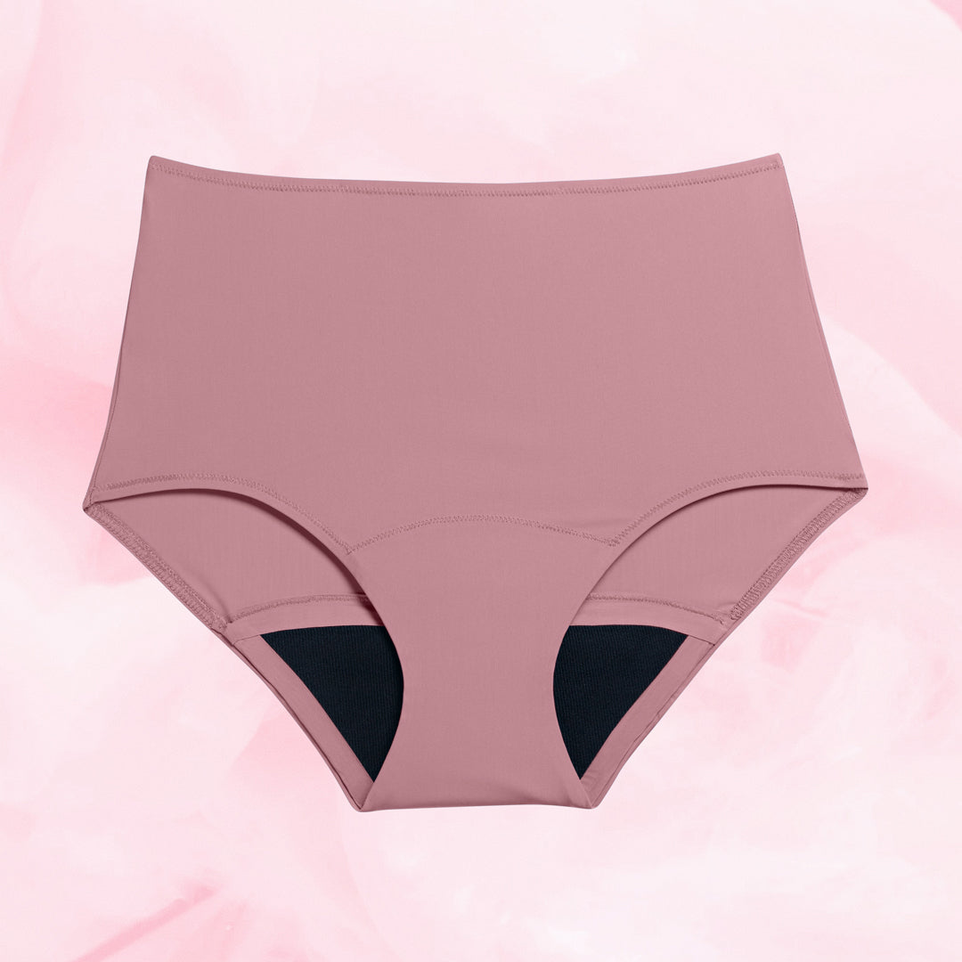 Lush Highwaist Moderate Vintage Pink Front
