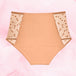 Sensual Lace Highwaist Dots Moderate Apricot Crush Back apricot