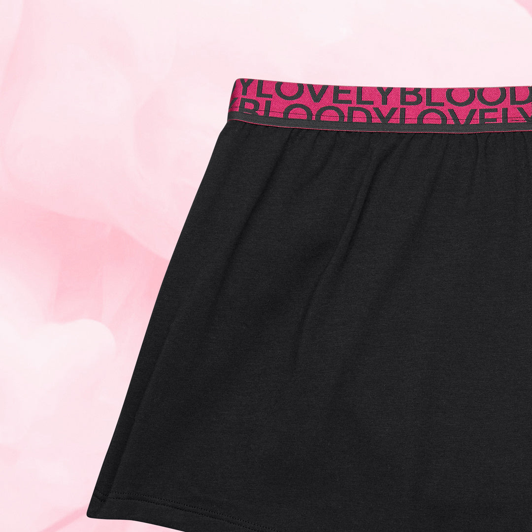 Sleepwear PJShort Overnight Black Detail Back White black