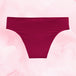 Vertical Brazilian Heavy Burgundy Back White burgundy