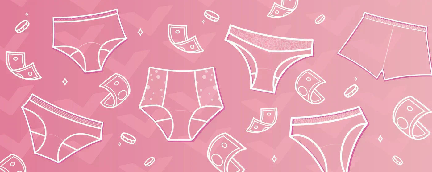 How much money can you save buying period pants