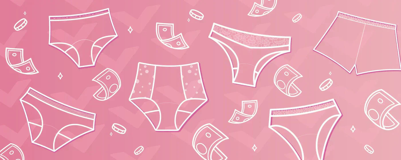 How much money can you save buying period pants