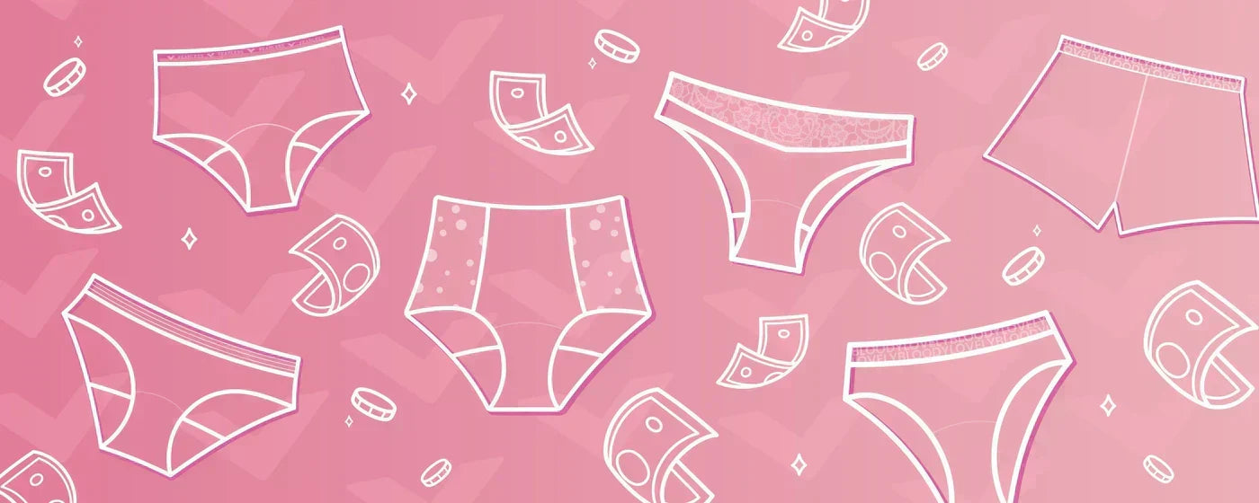 How much money can you save buying period pants