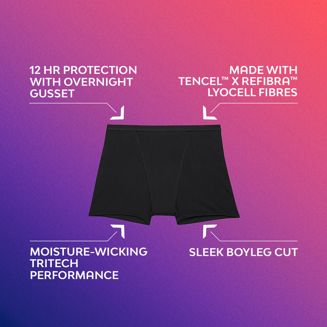 Boyleg Overnight Sleepwear | Bodyform – Bodyform™