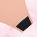 Close-up of ComfortFit Essentials Brazilian Light period pants, showcasing slimline edges and detailed stitching for a discreet, comfortable fit.