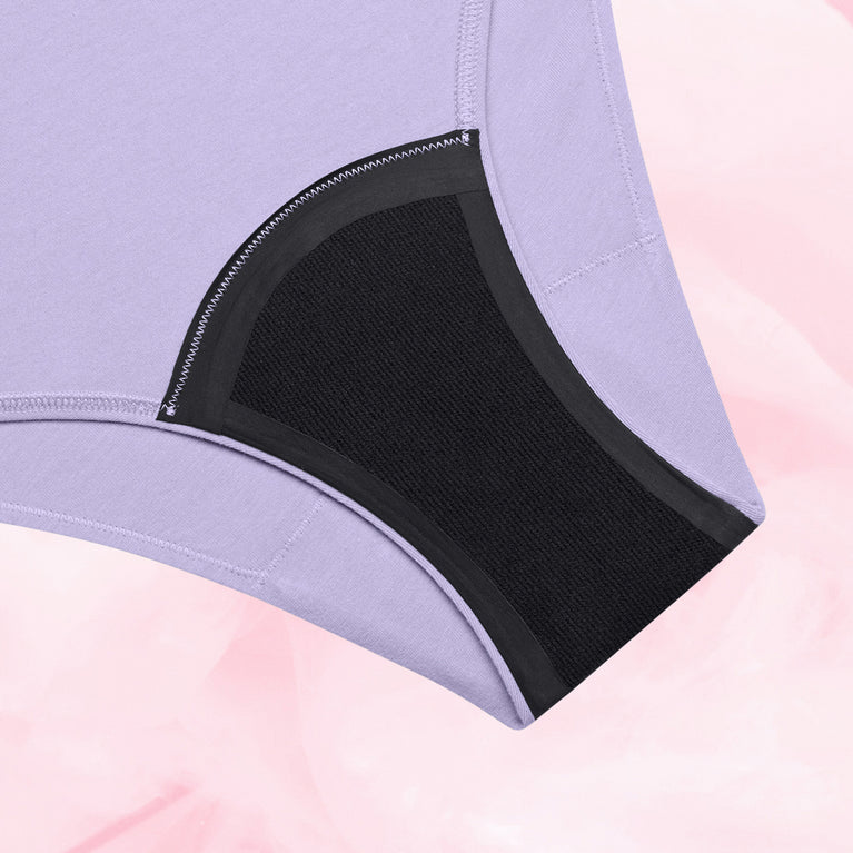 Essentials Brazilian Moderate Lavendel Gusset Front