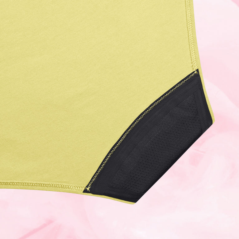 Essentials Hipster Light Pineapple Yellow Gusset Back White