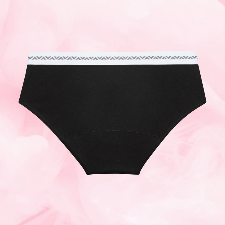 Essentials Hipster Waistband Heavy Black Back