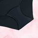 Hipster Light Lace Waistband Black Gusset Front