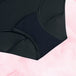 Hipster Moderate Lace Waistband Black Gusset Front