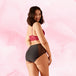 Lush Highwaist Dots Moderate Black Maria