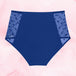 Lush Highwaist Dots Moderate Deep Blue Back