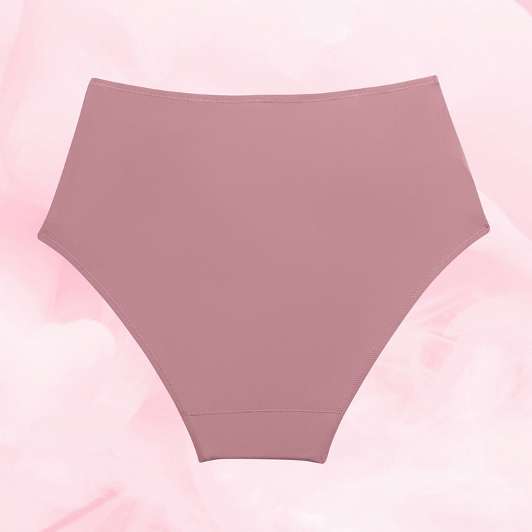 Lush Highwaist Light Vintage Pink Back