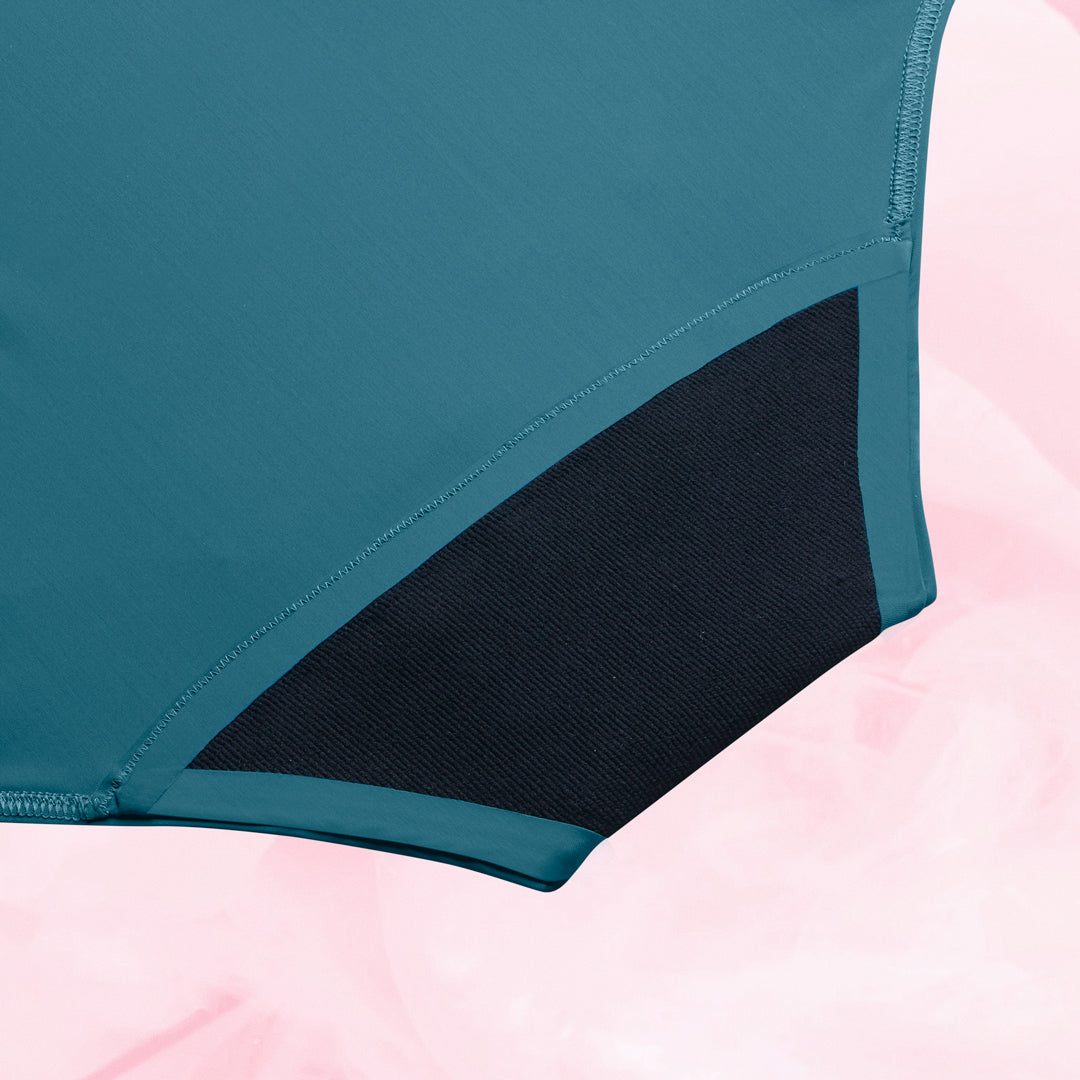 Lush Highwaist Moderate Deep Ocean Gusset Back
