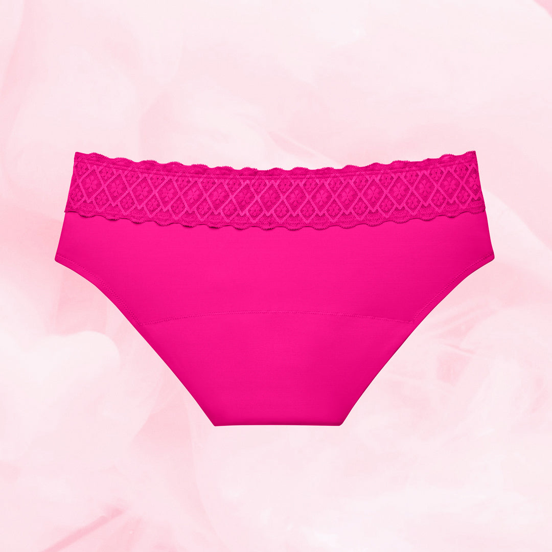 Lush Hipster Moderate Fuchsia Back