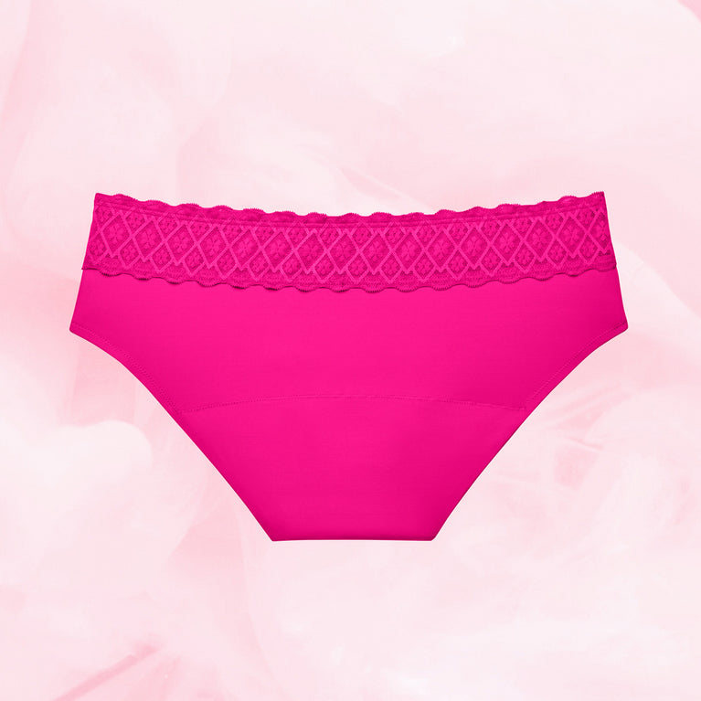 Lush Hipster Moderate Fuchsia Back