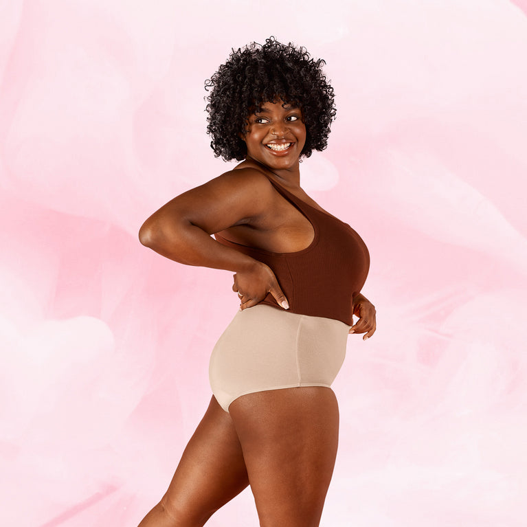 PremiumComfort Highwaist Light Beige White Dominique 292 beige