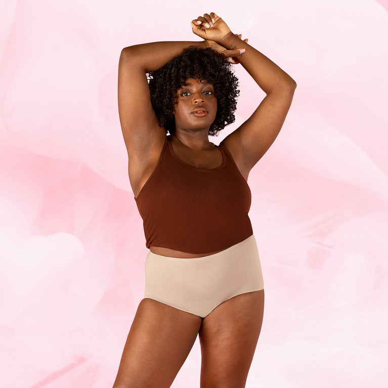 PremiumComfort Highwaist Light Beige White Dominique 336 beige