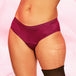 Sian Bikini Moderate Burgundy S-front burgundy