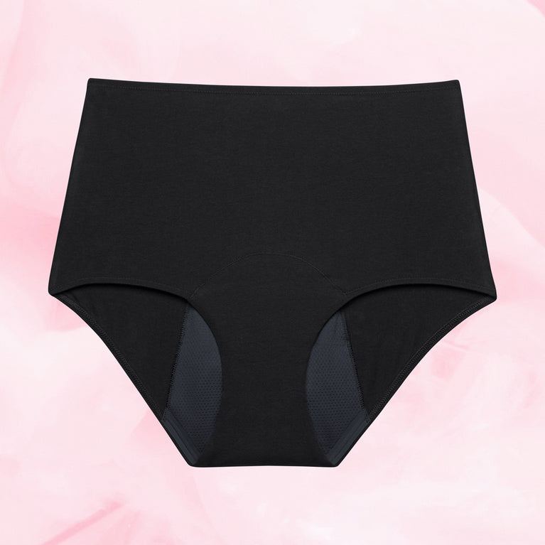 Sleepwear High Waist Overnight Black Front