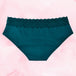 Soleil Hipster Waist Lace Moderate Ocean Blue Back