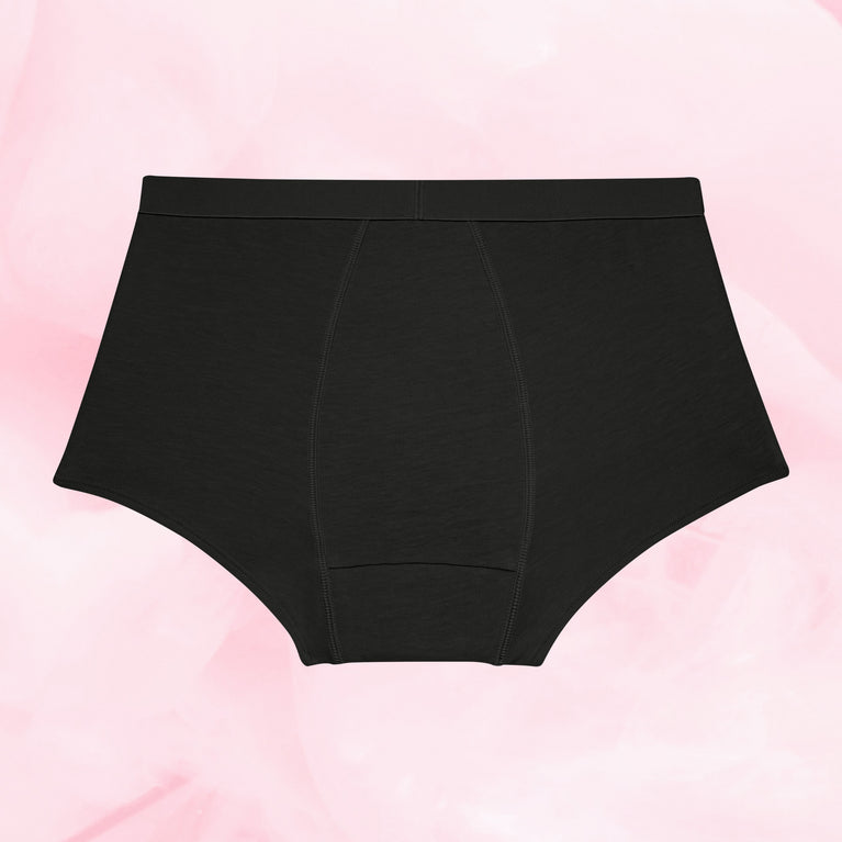 Teens Boxer Moderate high-waisted women’s underwear, brief style.