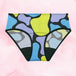 Teens Hipster Heavy: bikini briefs with abstract pattern and black trim.