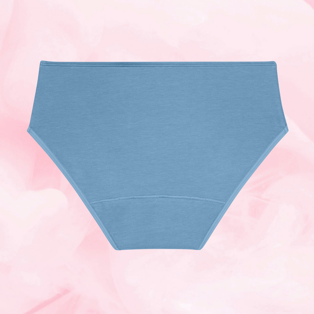 Teens Hipster Heavy high-waisted women’s briefs, soft fabric.