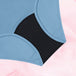 Teens Hipster Moderate underwear with visible black gusset.