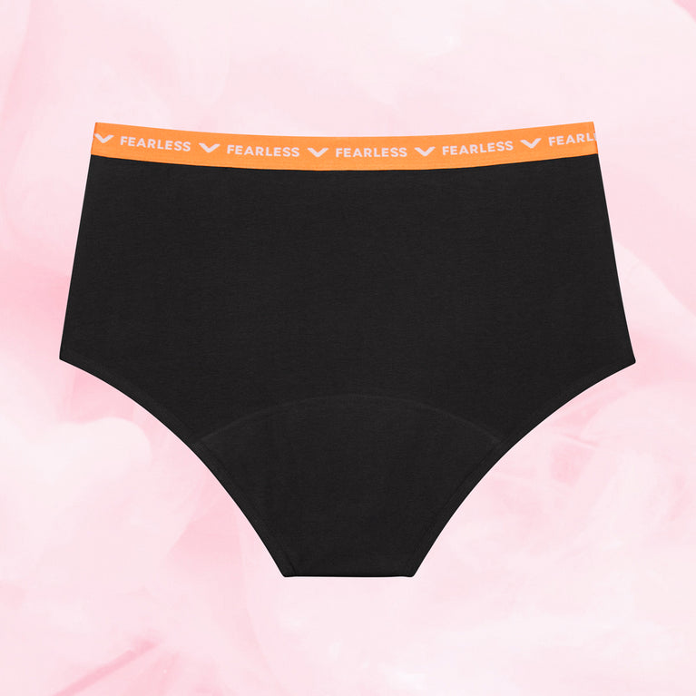 Teens Brief-With-Fashion-Waistband Moderate Black Back White--black e9475628-e1e8-4e8a-9d04-c001da50da76