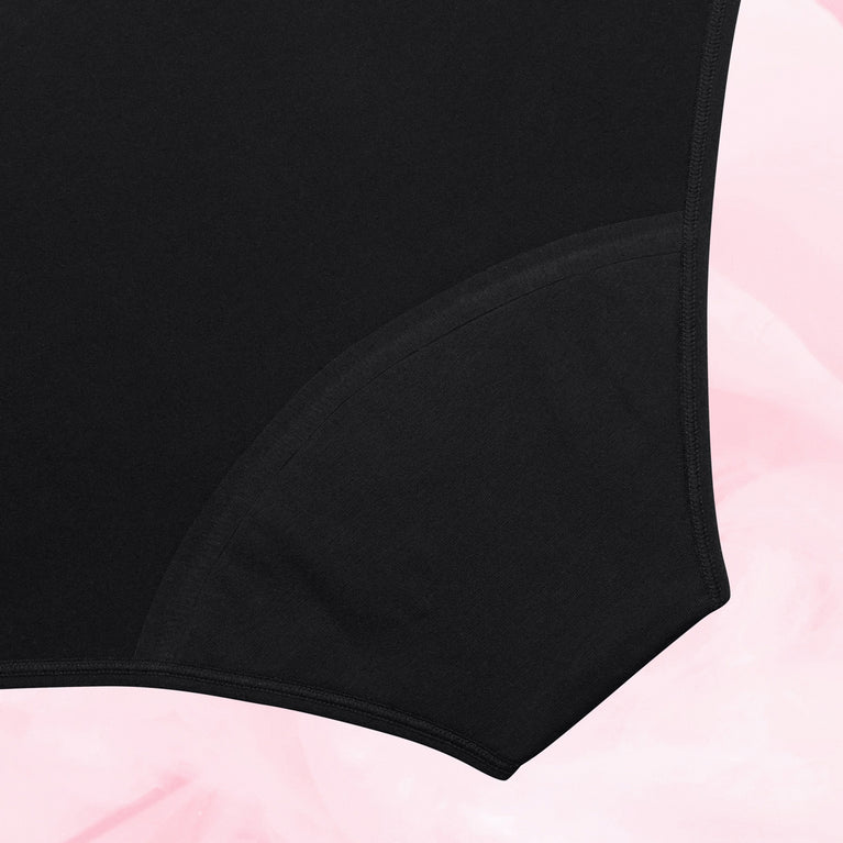 Teens Brief-With-Fashion-Waistband Moderate Black Gusset Back White--black 05368acb-097c-4a14-843f-1a1c60d70bb8