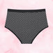 Teens Brief Design Moderate Black Back White--black-design