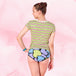 Teens Hipster Heavy briefs with abstract print, paired with striped T-shirt.