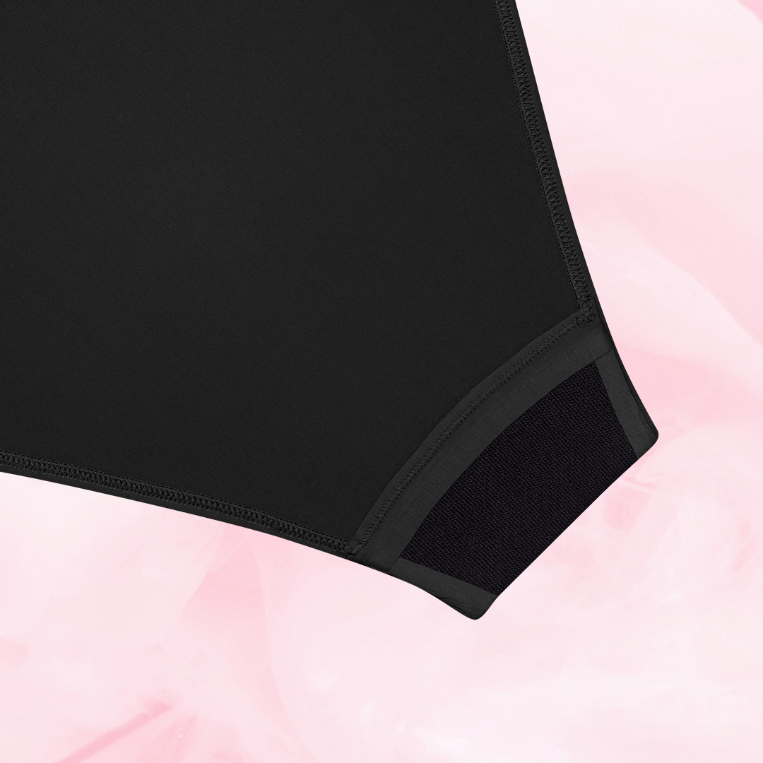 ComfortFit High Leg Moderate period underwear with reinforced edges and textured gusset.