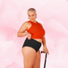 ComfortFit High Waist Heavy period pants on a woman, showcasing a high-waist design for comfort, featuring a tailored fit and slimline edges for discreet, reliable protection.