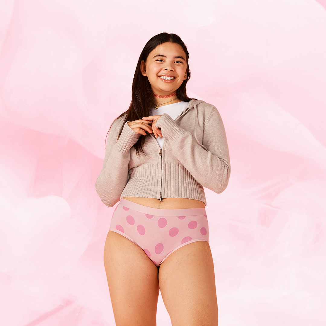 Period Pants
      Moderate Flowteen-hipster-waistband-moderate