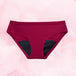 bikini basic heavy burgundy front burgundy