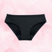 bikini basic light black front black