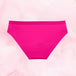 bikini basic moderate back fuchsia