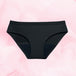 bikini basic moderate black front black