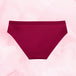 bikini basic moderate burgundy back burgundy