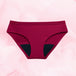 bikini basic moderate burgundy front burgundy