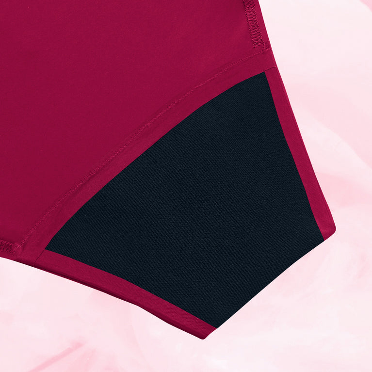 brazilian moderate back-gusset burgundy
