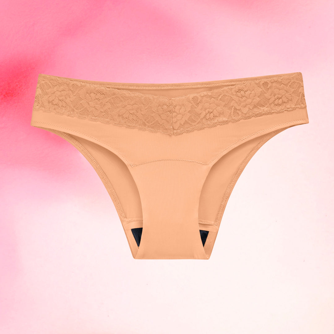 3PCS Menstrual Panties Pack Women Menstrual Cycle Absorbent Underwear Lace  Period Brief Female High Waist Menstruation Underwear